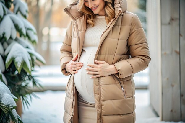 Jak ciepło i modnie ubierać się zimą w ciąży?